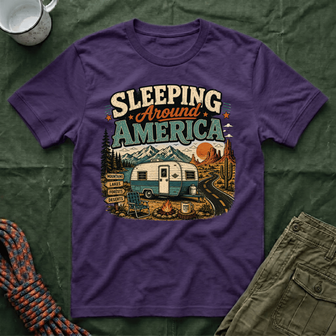 Sleeping Around America T-Shirt