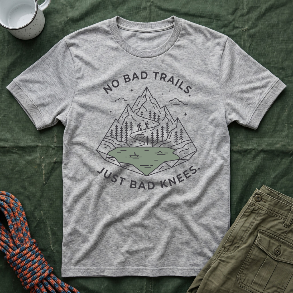 No Bad Trails, Just Bad Knees T-Shirt