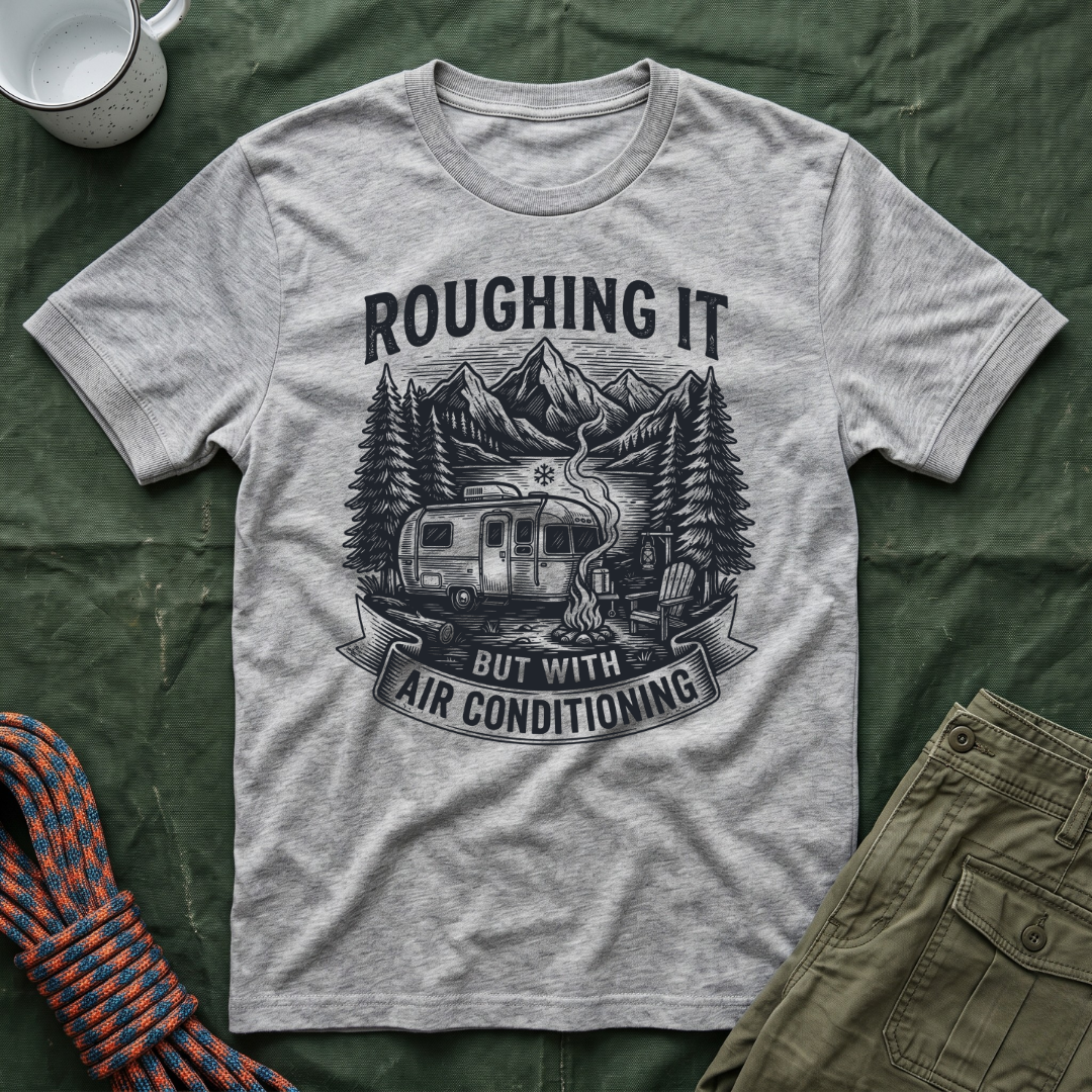 Roughing It But With Air Conditioning T-Shirt