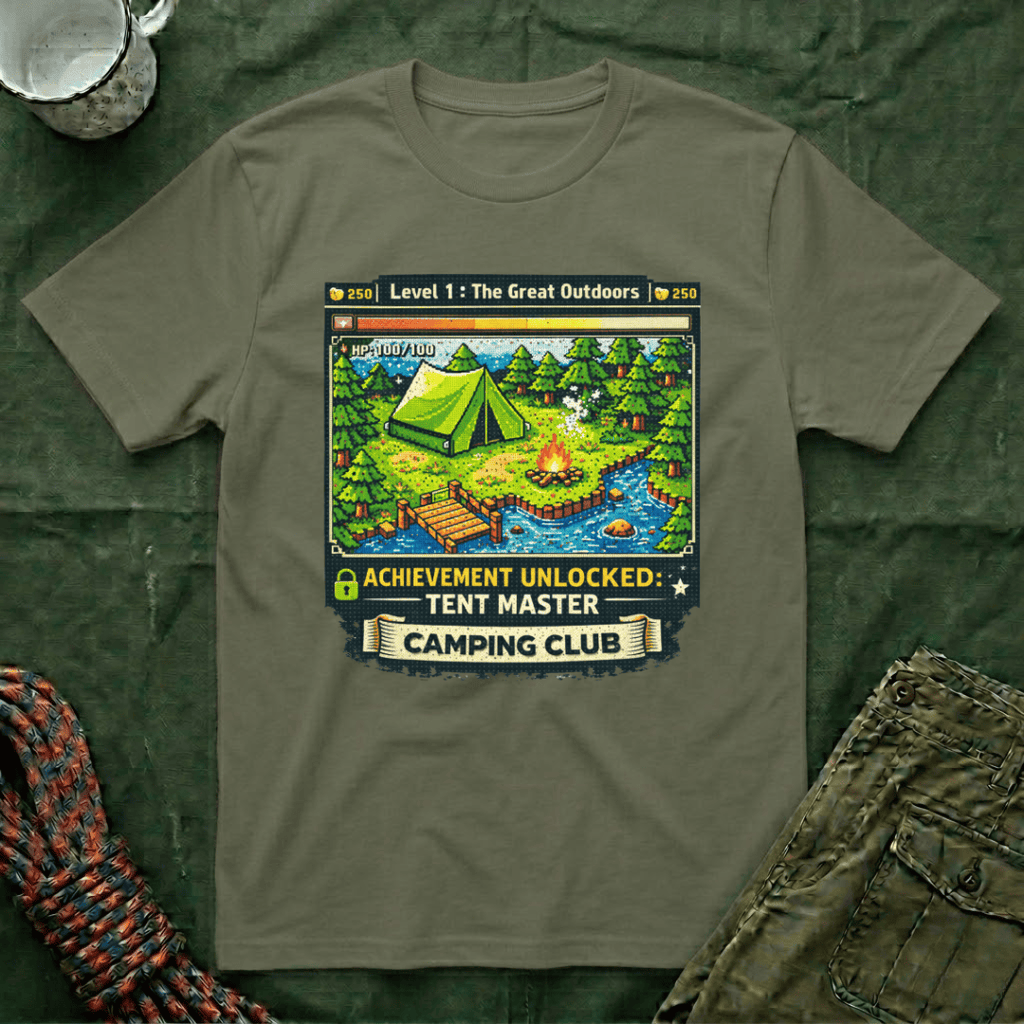 The Great Outdoors Camping Club Gamer T-Shirt