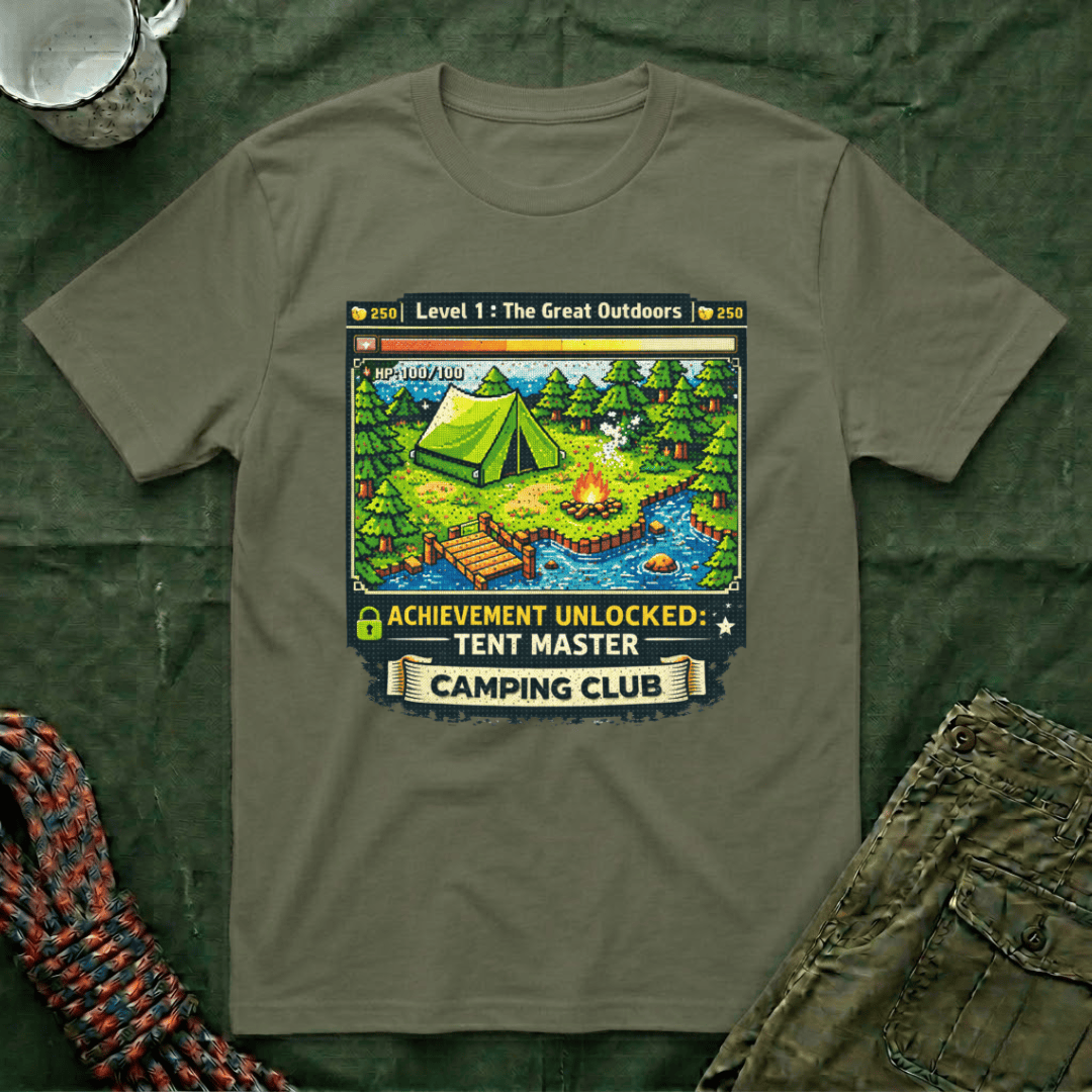 The Great Outdoors Camping Club Gamer T-Shirt