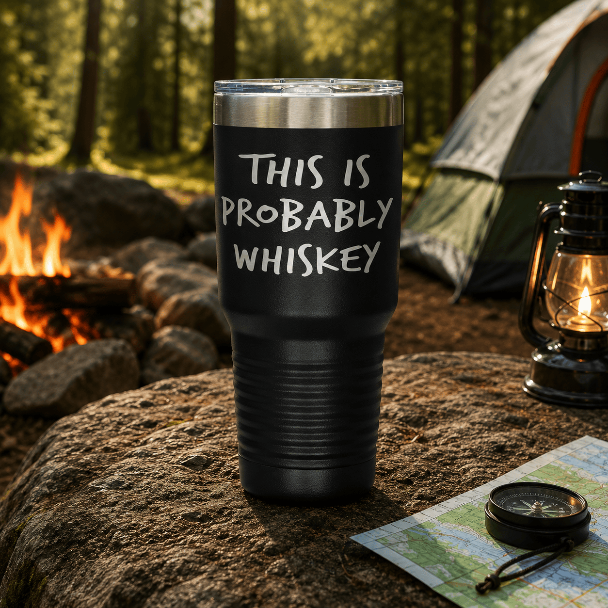 This Is Probably Whiskey Tumbler