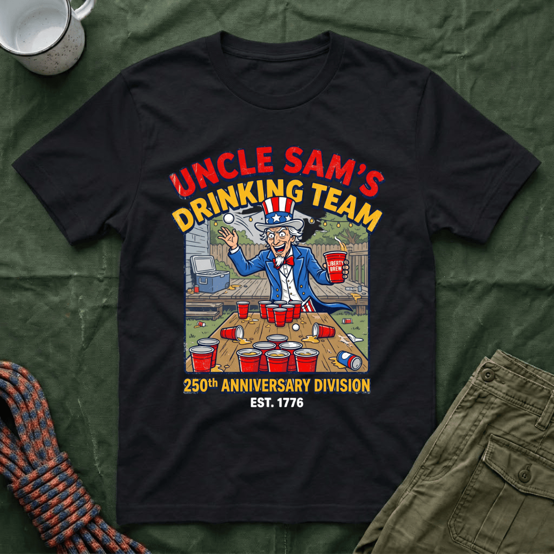 Uncle Sam's Drinking Team T-Shirt