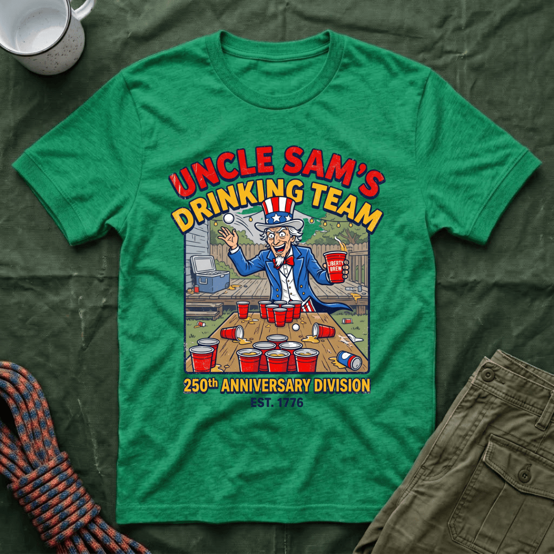 Uncle Sam's Drinking Team T-Shirt