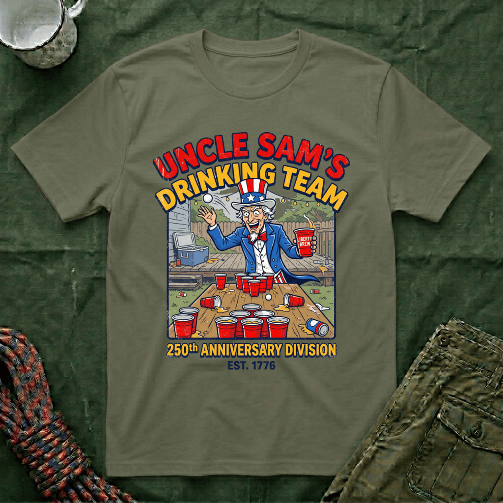 Uncle Sam's Drinking Team T-Shirt