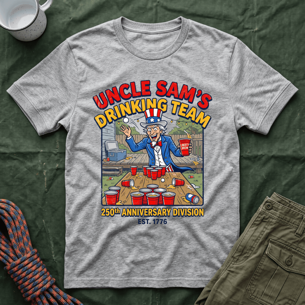 Uncle Sam's Drinking Team T-Shirt
