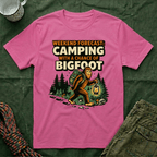 Weekend Forecast Camping With A Chance Of Bigfoot T-Shirt