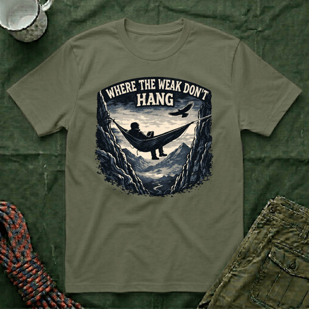 Where The Weak Don't Hang T-Shirt