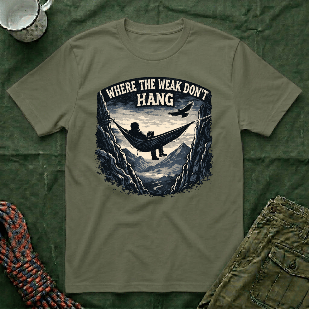 Where The Weak Don't Hang T-Shirt