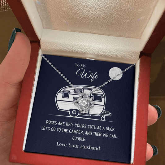 Funny "To My Wife - Let's Go To The Camper" Necklace