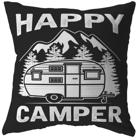 "Happy Camper" Pillow