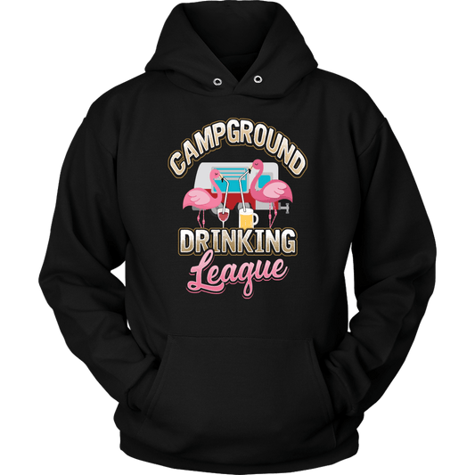 "Campground Drinking League" - Shirts and Hoodies
