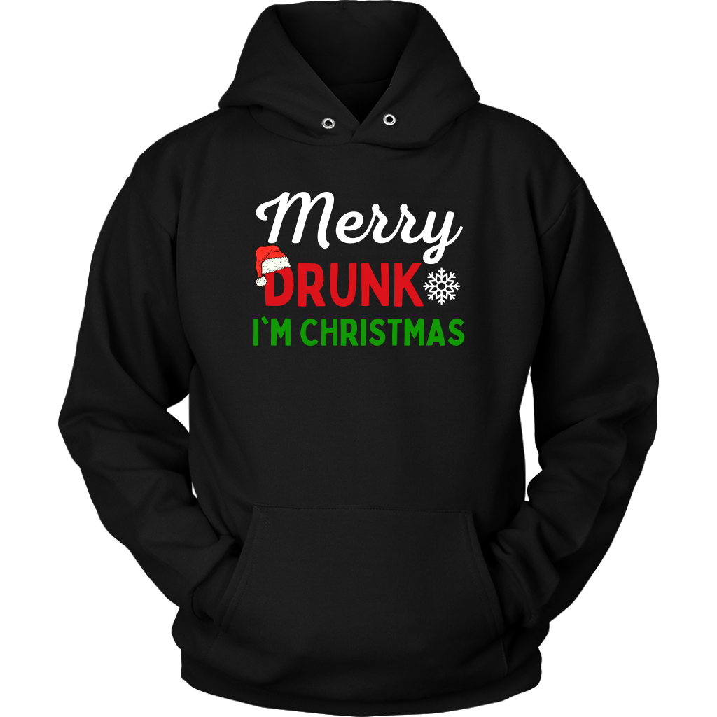 Funny "Merry Drunk I'm Christmas" Shirts and Hoodies