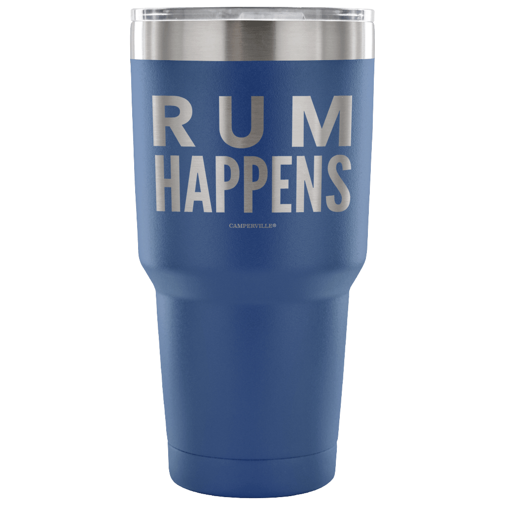 "Rum Happens" - Stainless Steel Tumbler