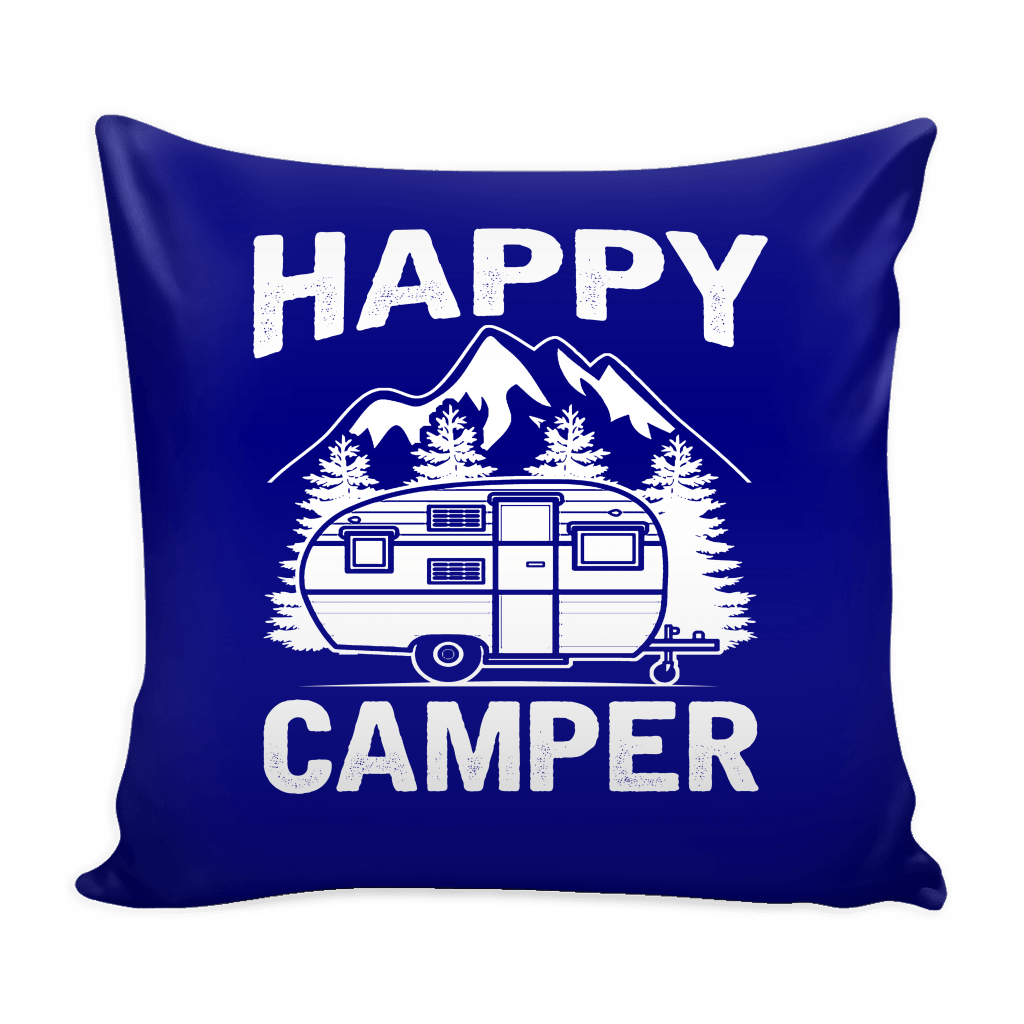 Hand Crafted "Happy Camper" - Pillow Covers