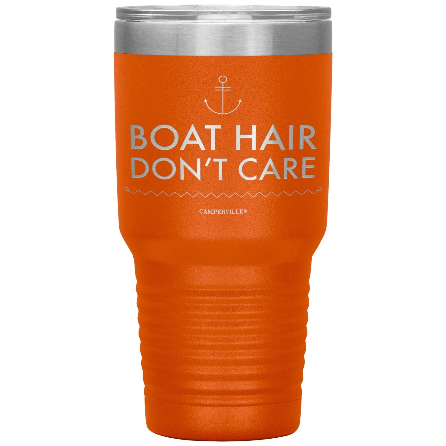 Boat Hair Dont Care - Stainless Steel Tumbler