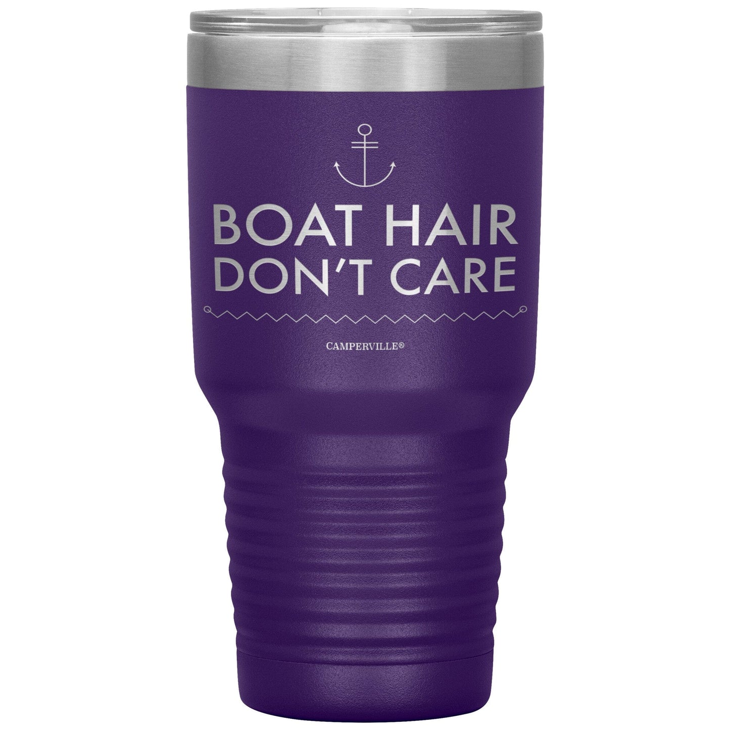 Boat Hair Dont Care - Stainless Steel Tumbler