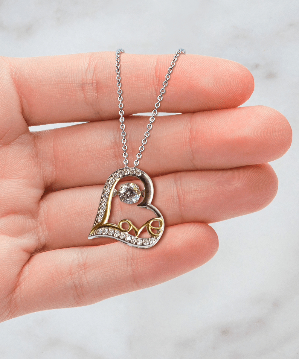 "To My Smokin' Hot Wife - Love Of My Life" Precious Heart Necklace