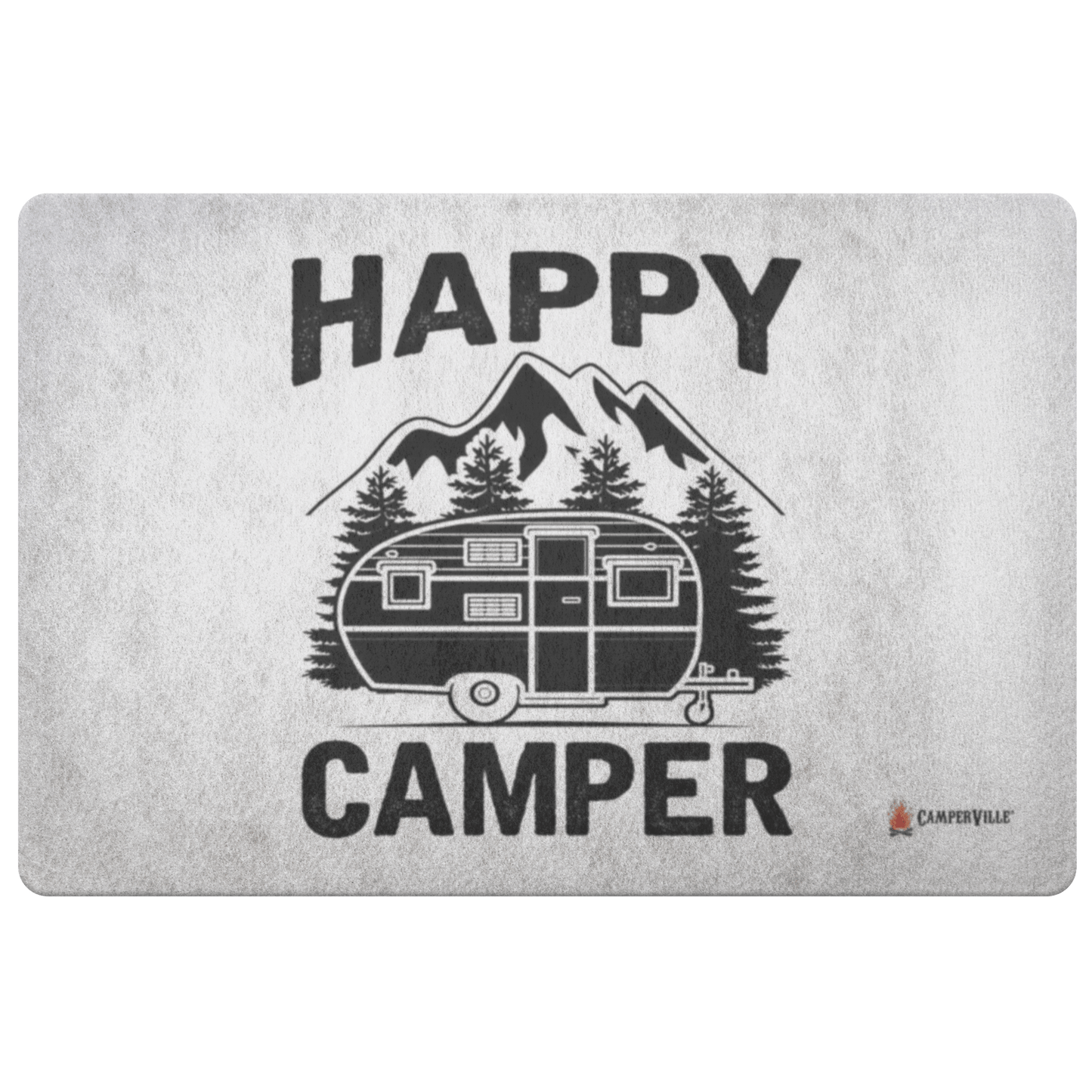 Official Camperville "Happy Camper" Doormat