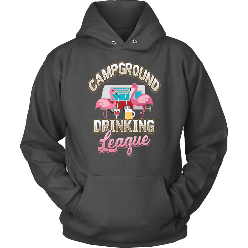 "Campground Drinking League" - Shirts and Hoodies