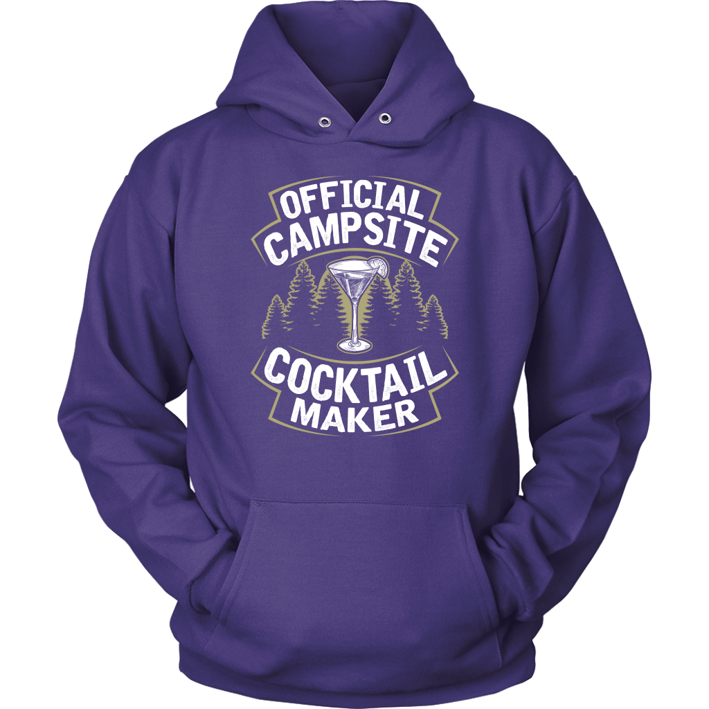 "Official Campsite Cocktail Maker" Shirts and Hoodies
