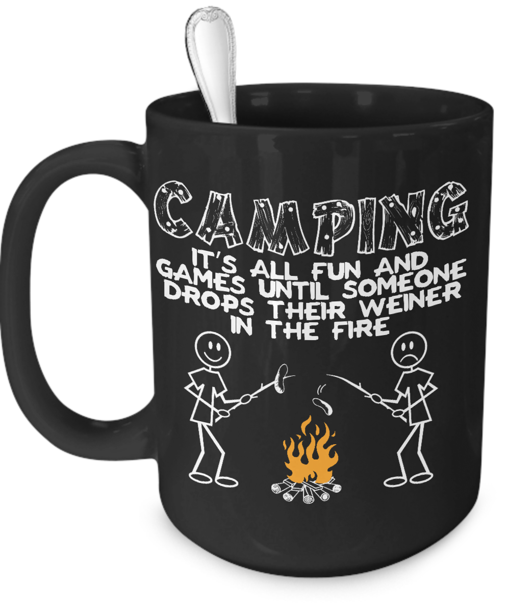 Camping - It's All Fun And Games Mug