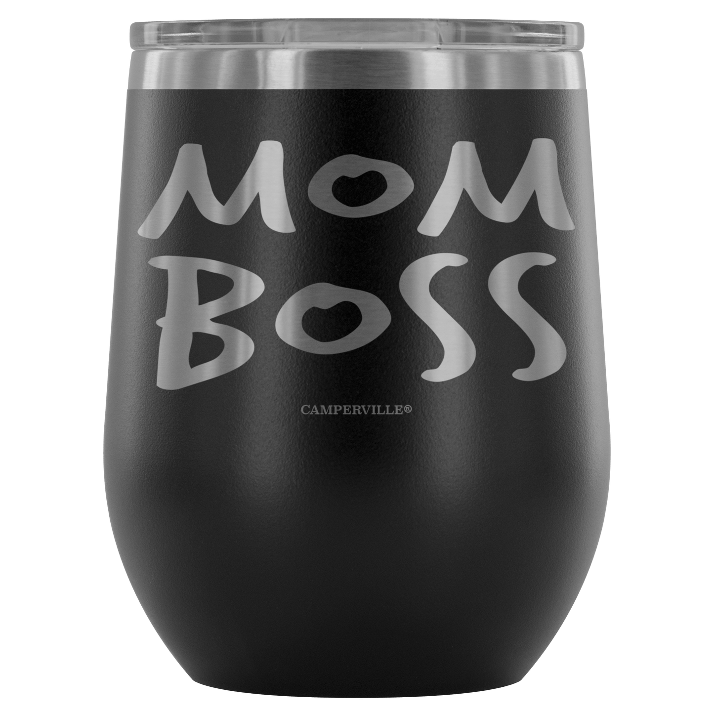 "Mom Boss" Stemless Wine Cup