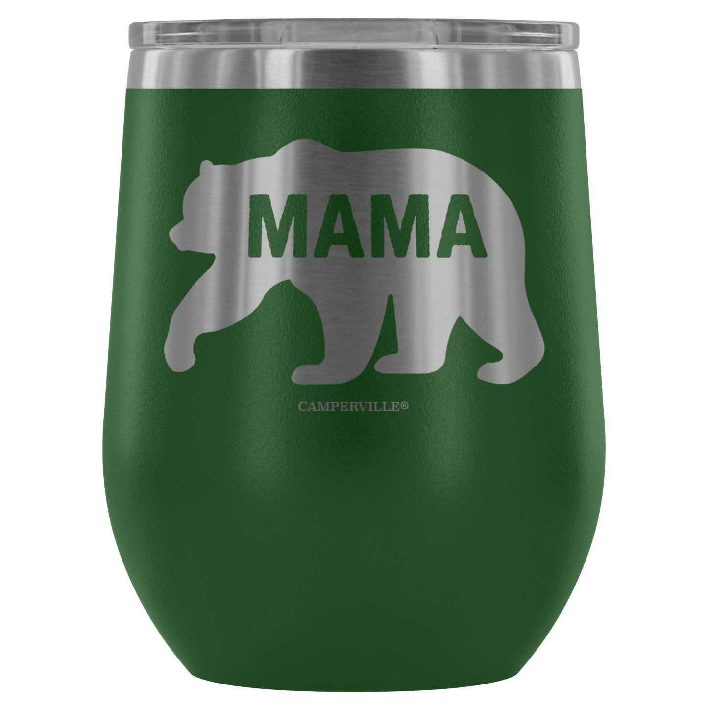 "Mama Bear" - Stemless Wine Cup