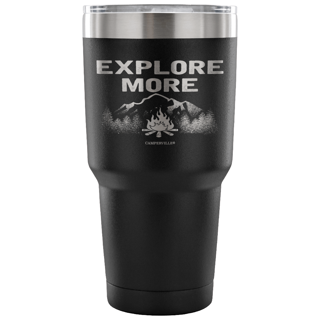 "Explore More" - Stainless Steel Tumbler
