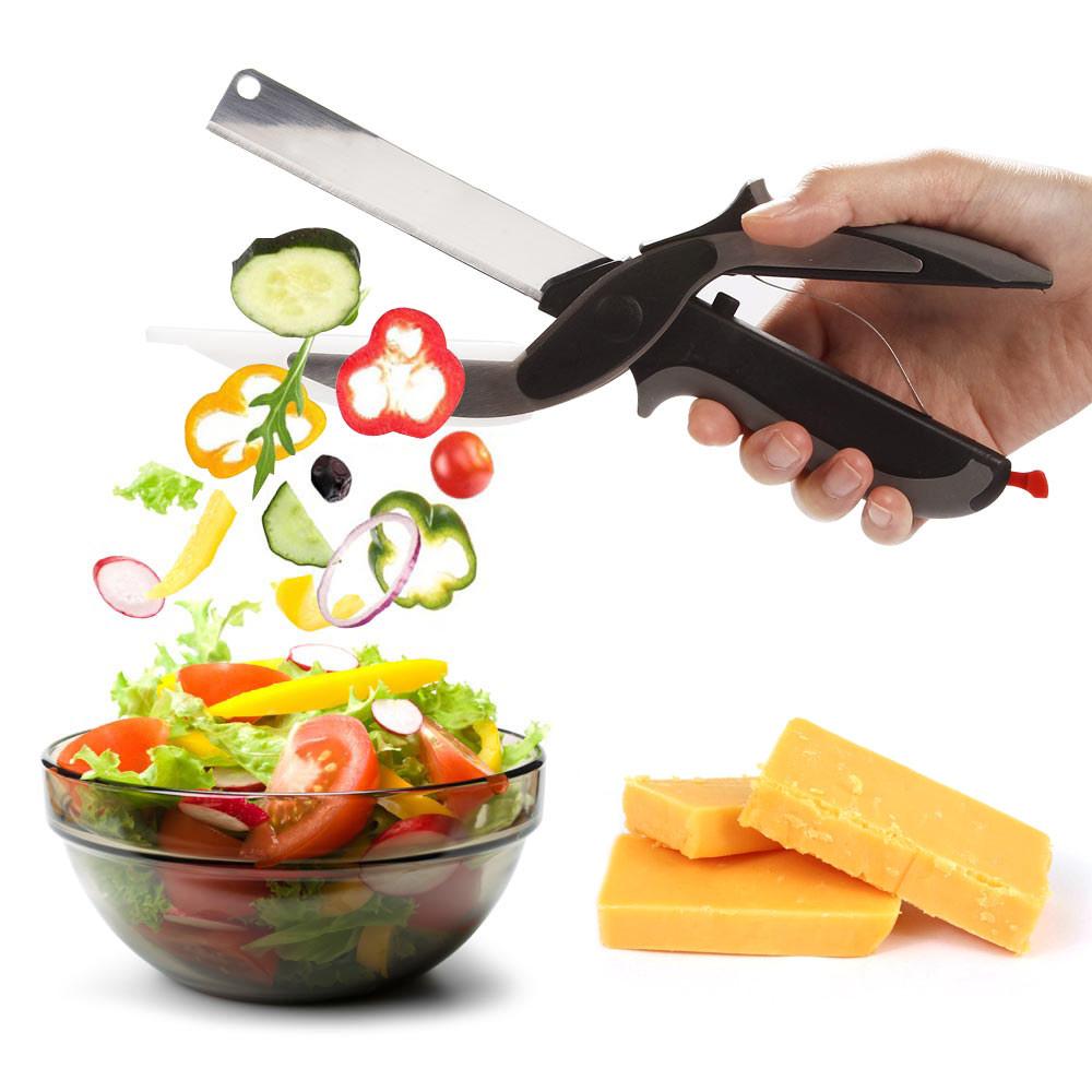 2 In 1 Multi-Function Hands-Free Camp Chop Knife