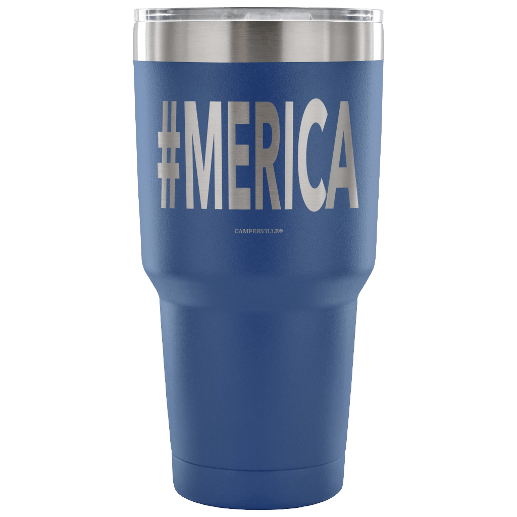 Hashtag "Merica" - Stainless Steel Tumbler