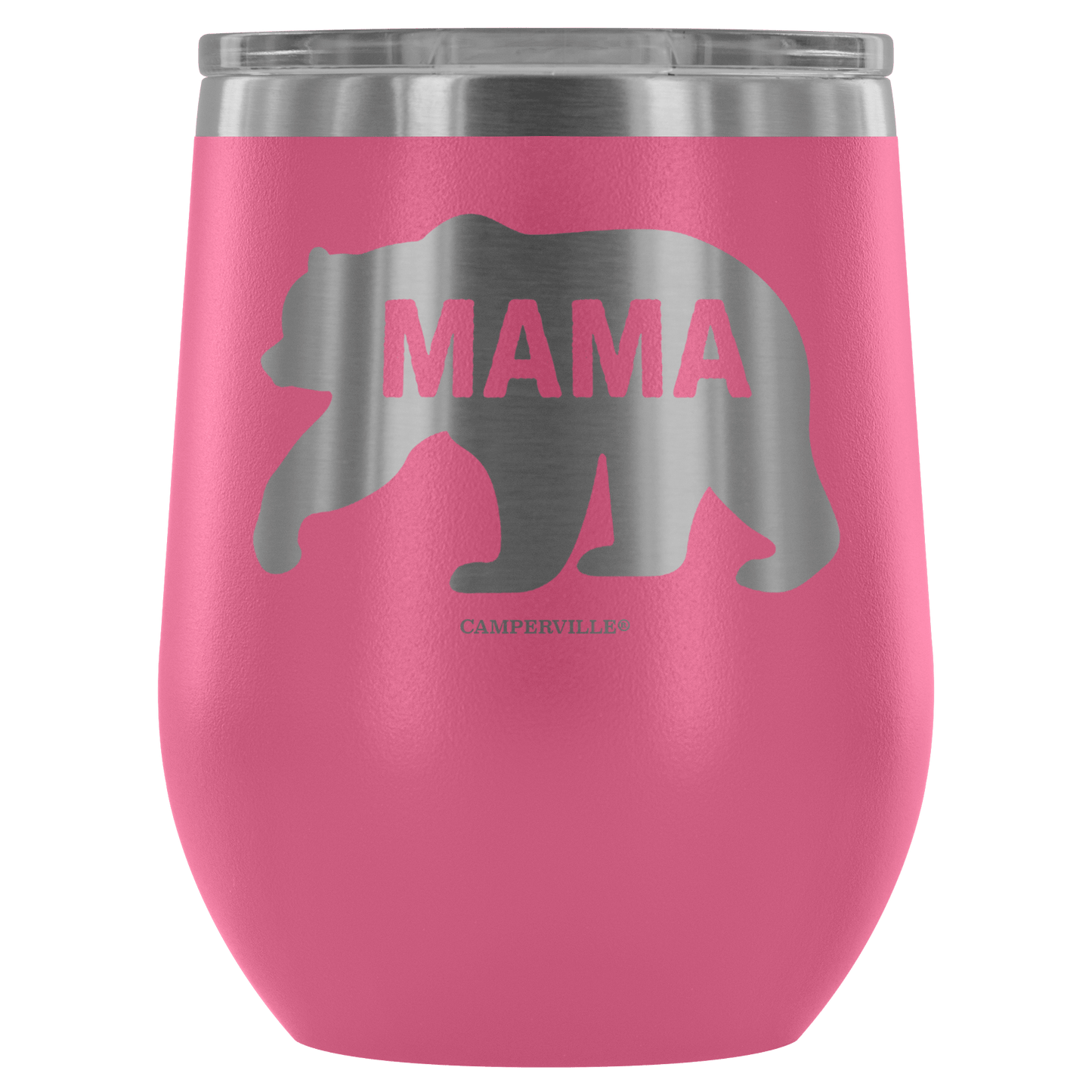 "Mama Bear" - Stemless Wine Cup