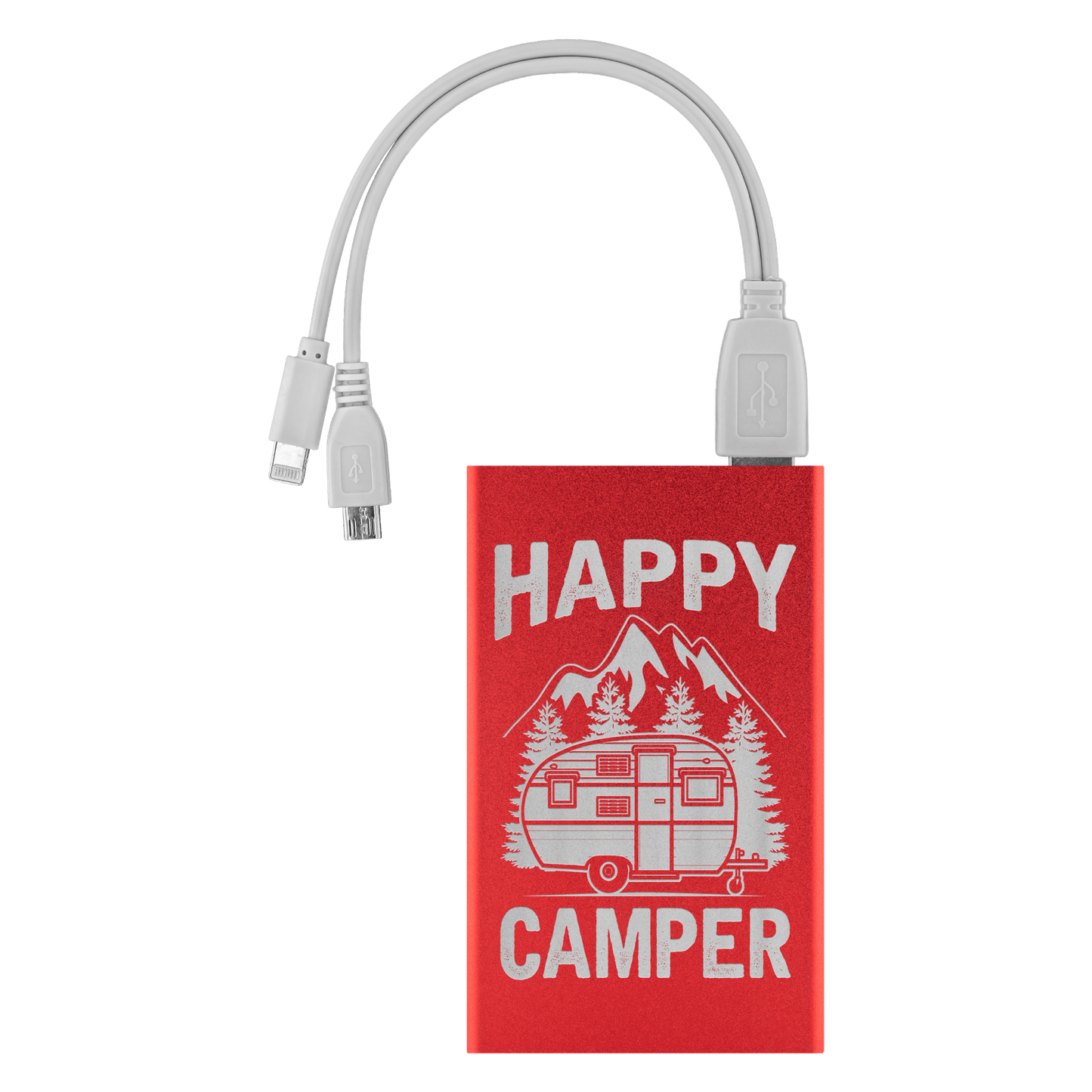 Official "Happy Camper" USB Power Bank Charger