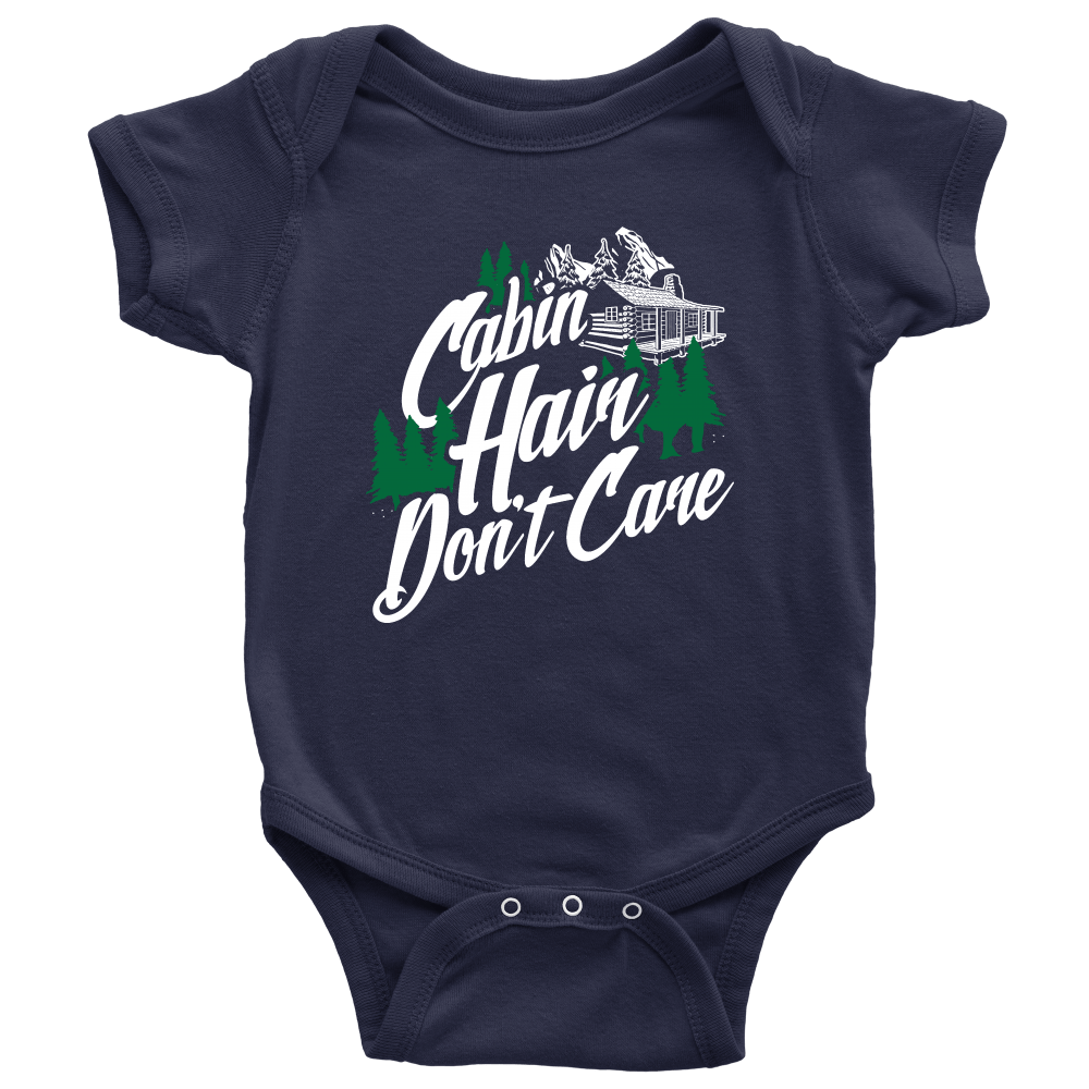 "Cabin Hair Don't Care" Onesie