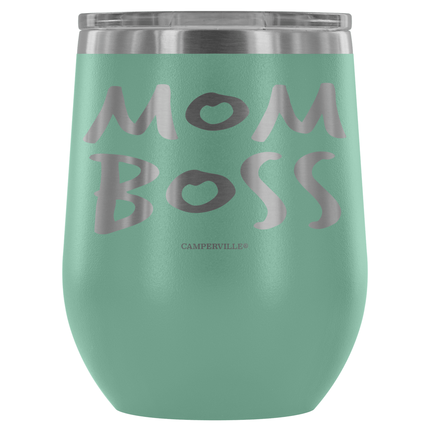 "Mom Boss" Stemless Wine Cup